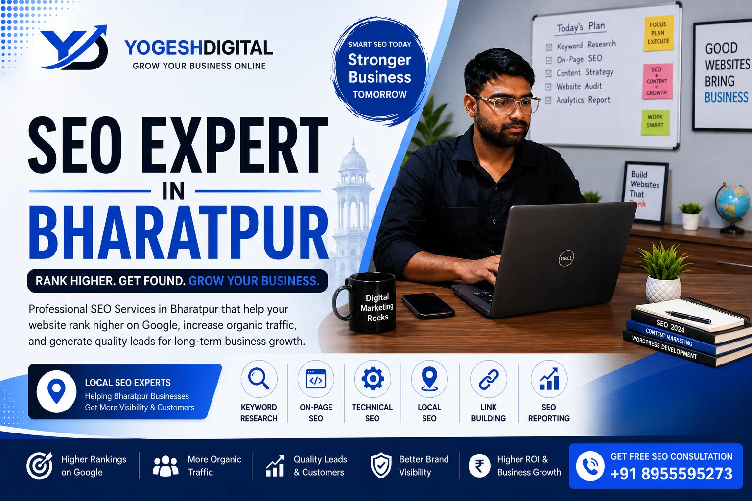 SEO Expert in Bharatpur providing professional SEO services for business growth
